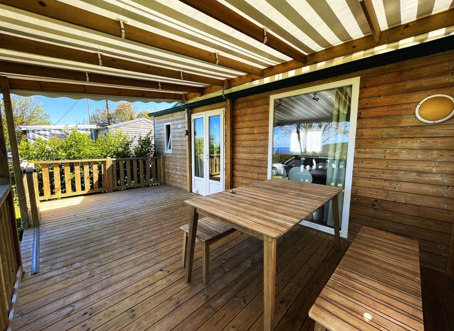 Bungalow Mer Azur. Plouha Esterno foto
